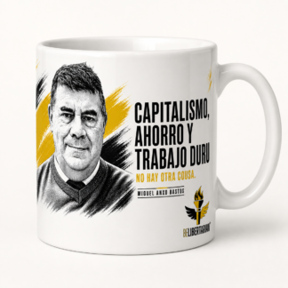 Taza Miguel Anxo Bastos: Capitalismo, ahorro y trabajo duru — Preventa